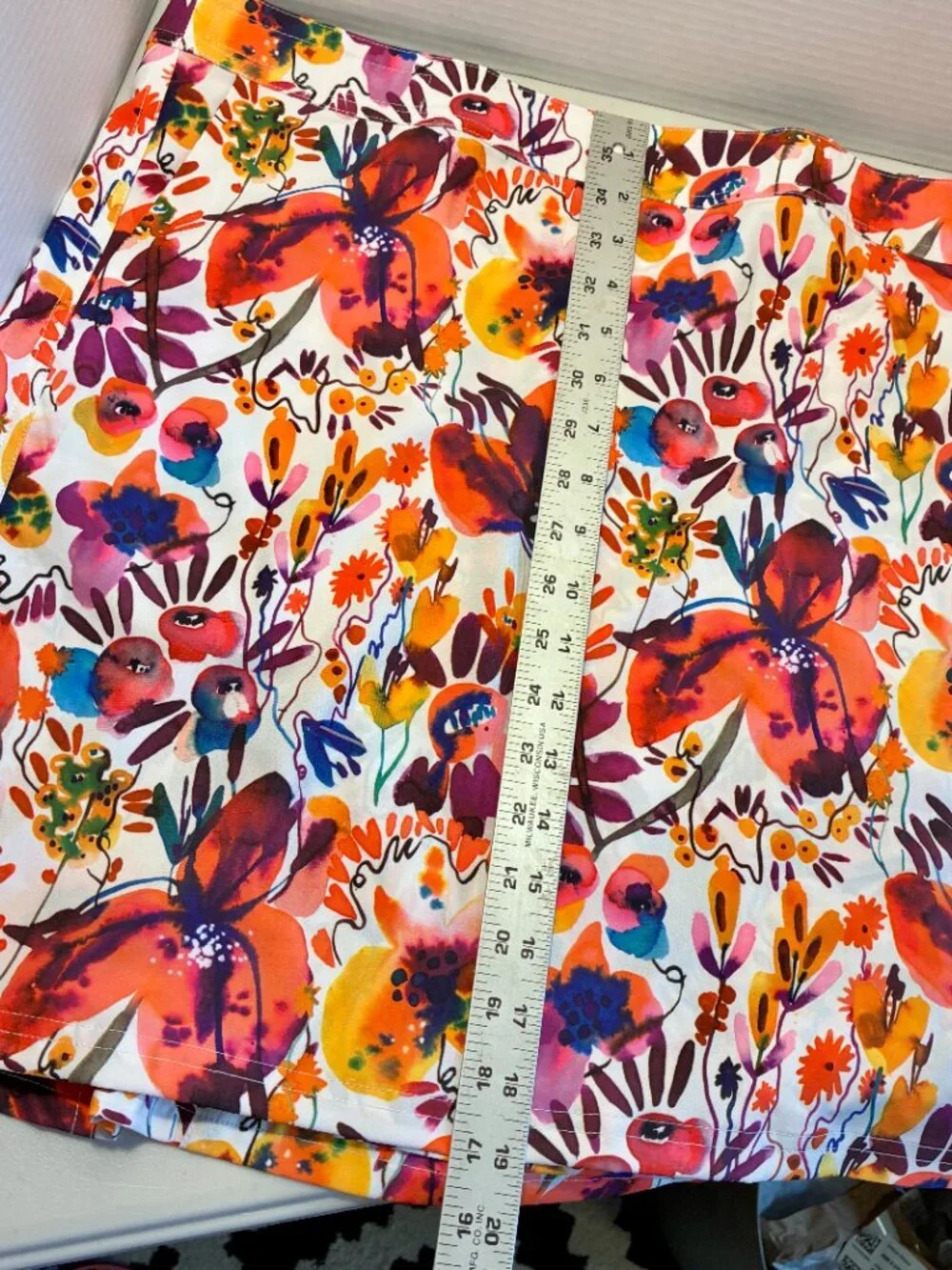 RipSkirt Hawaii Posie Pink Print Skirt | Size XL (16-18) Length 2 | NWT Retired